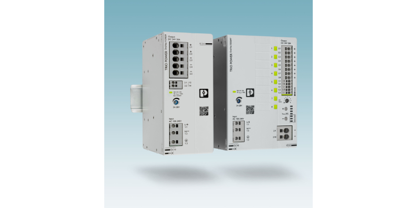 Power Supplies with Integrated Circuit Breaker from Phoenix Contact