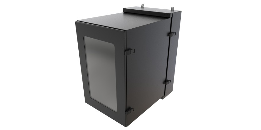 Swing-Out Industrial Wall Mount Rack Cabinet NWC Series