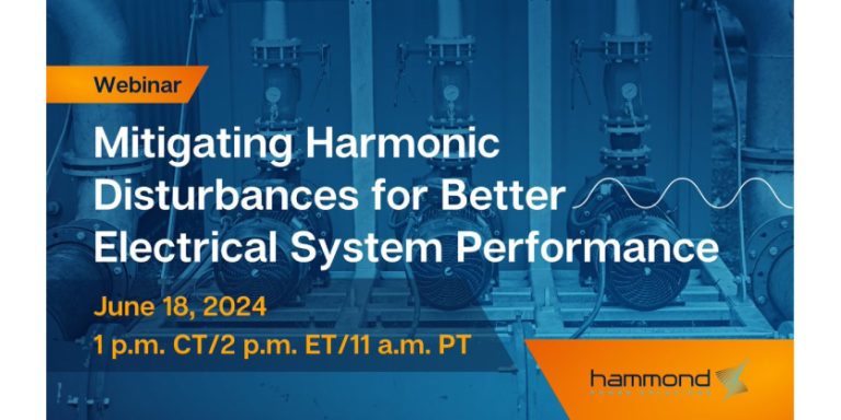 Webinar - Mitigating Harmonic Disturbances for Better Electrical System Performance