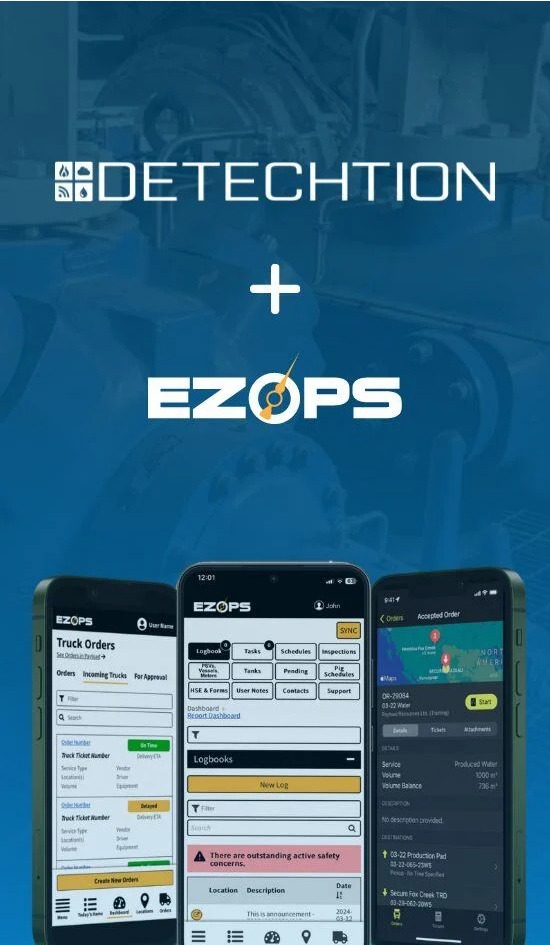 Detechtion Acquires EZ Ops - a Leading Oil & Gas Field and Logistics Management Solution - Extending Mobility and AI Capabilities for Customers