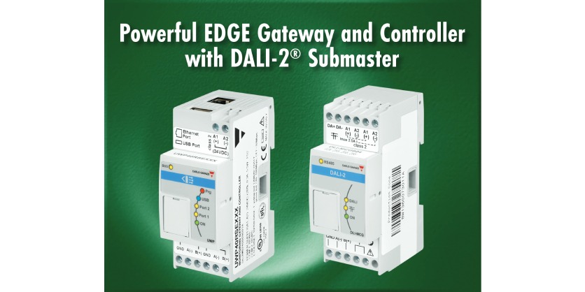 Powerful EDGE Gateway and Controller with DALI-2® Submaster