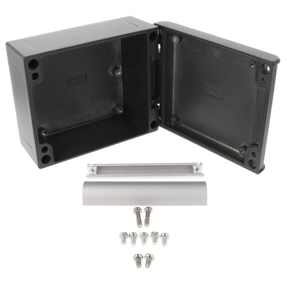 Water-Tight with Integrated Hinge R133-134 Series from Hammond Manufacturing