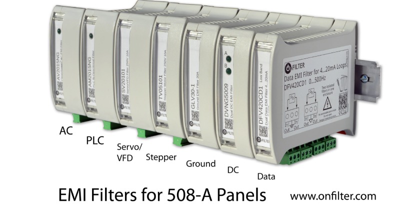 OnFILTER's New Line of DIN Rail Mounted EMI Filters