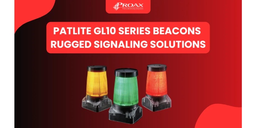 Patlite New GL10 Series Beacons: Rugged Signalling Solutions