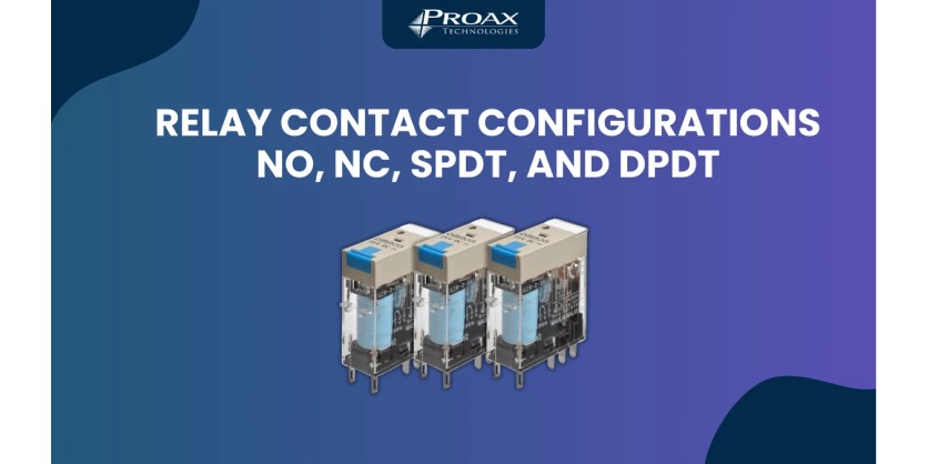 Understanding Industrial Relay Contact Configurations: NO, NC, SPDT, and DPDT